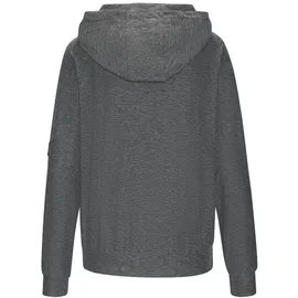 vivance active by lascana Funktions-Kapuzensweatjacke Damen schwarz meliert Gr.L (44/46)