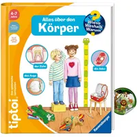 tiptoi® Set: Wieso? Weshalb? Warum? Alles über den Körper + Tier-Sticker Collectix | Interaktives Lernbuch für Kinder ab 4 Jahren
