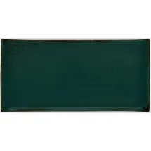 CreaTable 2er-Set CreaTable Platte Nature Collection 16,5x33 cm Steinzeug Grün