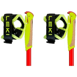 Leki Ultratrail FX Junior 95 bis 110 cm naturalcarbon-rot-gelb