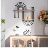 wall-art Hängeregal 60 x 20 x 180 cm Natur