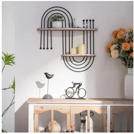 wall-art Hängeregal 60 x 20 x 180 cm Natur