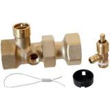 Watts Kappenventil 3/4 x3/4 - Gold