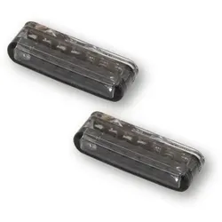 HIGHSIDER smart Shorty LED Rücklicht/Blinker Rauch 3in1, E-geprüft (Paar)