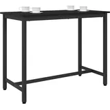 vidaXL Tisch Schwarz Eichen-Optik 100 x 50 x 76,5 cm