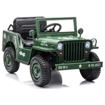 lean cars Batterieauto JH-103 Armeegrün (4x4)