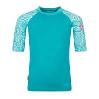 TROLLKIDS Girls Haukland T in dark turquoise/madeira blue | Gr.: 116