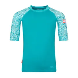 TROLLKIDS Girls Haukland T in dark turquoise/madeira blue | Gr.: 116