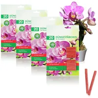 COM-FOUR® 80x Düngestäbchen für Orchideen, ausgewogener Orchideendünger, für gesunde