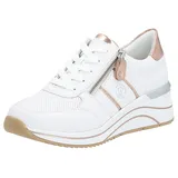 remonte Sneaker Damen Weit Weiß/Kupfer 43