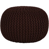 Stylefurniture Cottonball, Stoff, braun, 55 x 55 x 37 cm
