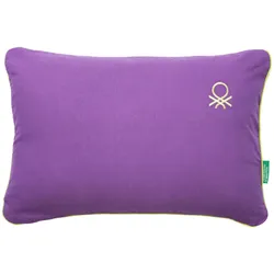Benetton - Kissen 40x60cm 70 % Baumwolle + 30 % Polyester Lila Regenbogen