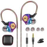 Coolden kopfhörer mit Kabel in Ear kopfhörer mit Mikrofon und Lautstärkeregler Ohrhörer 3,5 mm Klinkenstecker Earbuds Headphones für iPhone iPad Samsung Huawei Android Smartphone Laptop MP3 Players