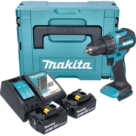 Makita DHP 490 RGJ inkl. 2 x 6,0 Ah + Makpac