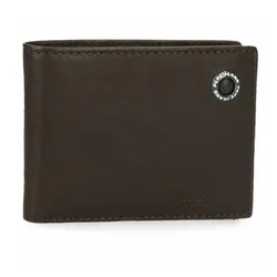 Pepe Jeans Unisex. 7377132 Leder Portemonnaie Abzeichen Braun (OSFA), Lässig