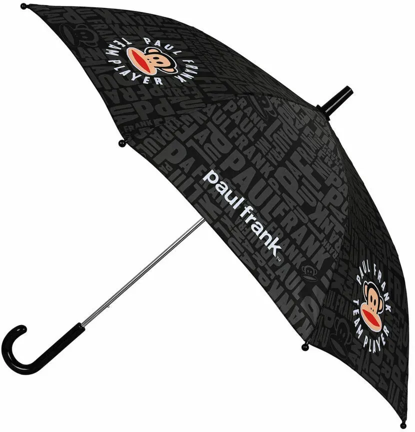 Regenschirm Paul Frank Team player Schwarz (Ø 86 cm)