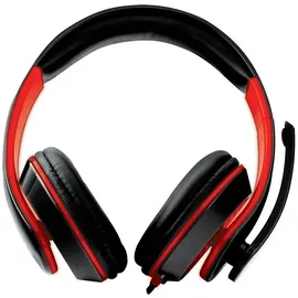 Esperanza Kopfhörer mit Mikrofon EGH300R Schwarz Rot - Weiß