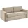 Atlantic Home Collection Schlafsofa "Rolando, B: 196 cm, Liegefl. 140x190 cm", beige (creme), B:196cm H:82cm T:208cm, 100% PES, ATLANTIC HOME COLLECTION, Sofas, Schlafsofa, mit komfortabler Matratze, Dauerschlafsofa, Topseller