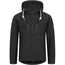 DEPROC activ Deproc Active Herren Softshelljacke mit abnehmbarer Kapuze Übergangsjacke Windbreaker #ankerglutfreiheit