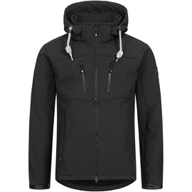 DEPROC activ Deproc Active Herren Softshelljacke mit abnehmbarer Kapuze Übergangsjacke Windbreaker #ankerglutfreiheit