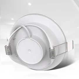 B.K.Licht Einbaustrahler 5er Set rund IP65 Weiß