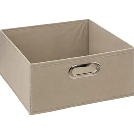 5five simply smart Textil Aufbewahrungsbox 31 x 15 cm 1-tlg. Grau