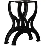 vidaXL Bankbeine 2 Stk. X-Rahmen Gusseisen