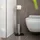 bremermann WC-Bürstengarnitur 2in1 Edelstahl/Glas Schwarz