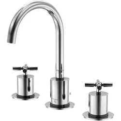 Serie 250 3-Loch Waschtisch-Armatur mit Ablaufgarnitur