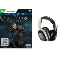 The Callisto Protocol (Day One Edition, 100% uncut) - [Xbox Series X|S] + ASTRO Gaming A20 Wireless Headset Gen 2 für Xbox Series X|S/Xbox One/PC/Mac - White/Green