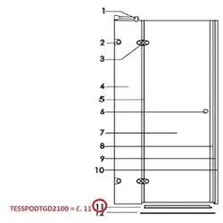 Anima Glass Ersatzteil TESSPODTGD2100