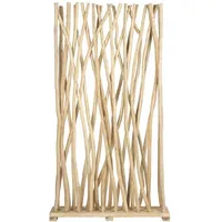 vente-unique Raumteiler 100 x 25 x 180 cm Naturfarben