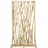 vente-unique Raumteiler 100 x 25 x 180 cm Naturfarben