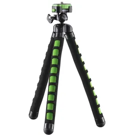 Walimex Mantona kaleido Flex leichtes Flex Stativ (mit hochwertigem 360∞ Kugelkopf, geeignet für Digital und Videokameras, Smartphones und Action Cams) lime green,