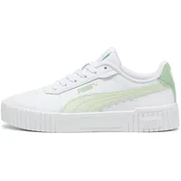 Puma Carina 2.0 Jr Turnschuhe, Puma White Green Illusion Pure Green, 38.5