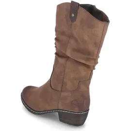 Rieker Damen Stiefel Blockabsatz warm gefüttert 93775, Größe:39 EU
