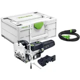 Festool DF 500 RQ-Plus Dübelfräse mit Tiefenanschlag und Absaugstutzen