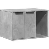 vidaXL Katzenklo Betongrau 60x40x40 cm Holzwerkstoff vidaXL
