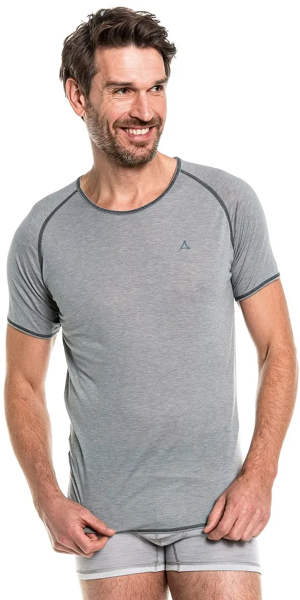 Schöffel Sport-Tshirt Sport (4-Wege-Stretch) Unterwäsche grau Herren