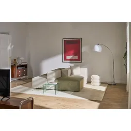 Sofa.de Hocker Trillo 73 x 48 x 96 cm Beige/Grün