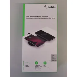 Belkin BoostCharge Dual Wireless Charging Pads schwarz