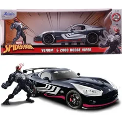 JADA TOYS 253225015 1:24 Marvel Venom 2008 Dodge Viper