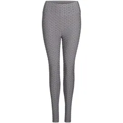 Sportleggings - MIDOYA BootiieTM - 3D Leggings mit Po Push-Effekt Grau / M - BootiieTM 3D Leggings - Grau - M