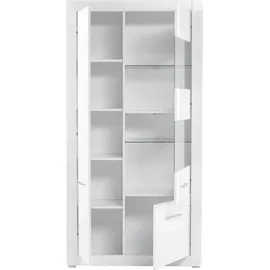 Home Affaire Vitrine 100 x 35 x 198 cm Weiß