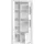 Home Affaire Vitrine 100 x 35 x 198 cm Weiß