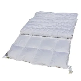 Betten Hofmann Combi Vierjahreszeiten Daunenbett Daunendecke Bettdecke, 155x200 cm 100% Daunen