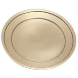 Nklaus Kerzenteller Klassisch Ø11cm Messing Gold