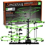 CKB LTD SpaceRail Level 2 Kugelbahn Murmelbahn Konstruktionsspielzeug Marble Run Set Selbstbau kit Ihre eigene zu Bauen - Leuchten im Dunkeln Selbstleuchtende