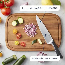 Tefal Jamie Oliver by K267S3 3-teiliges Messerset, Kochmesser, Universalmesser, Schälmesser, hohe Schneideleistung, unverwechselbares Design, widerstandsfähige Klingen, Edelstahl, schwarz