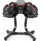 SelectTech Hantel 1090i (Paar) + Ständer schwarz|rot 41 kg